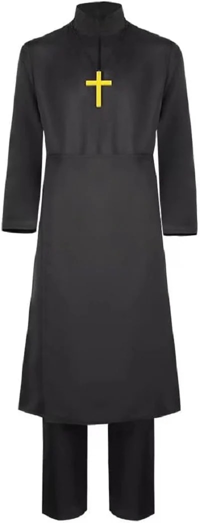 大人気コスプレ白聖女と黒牧師 コスプレ衣装 仮装