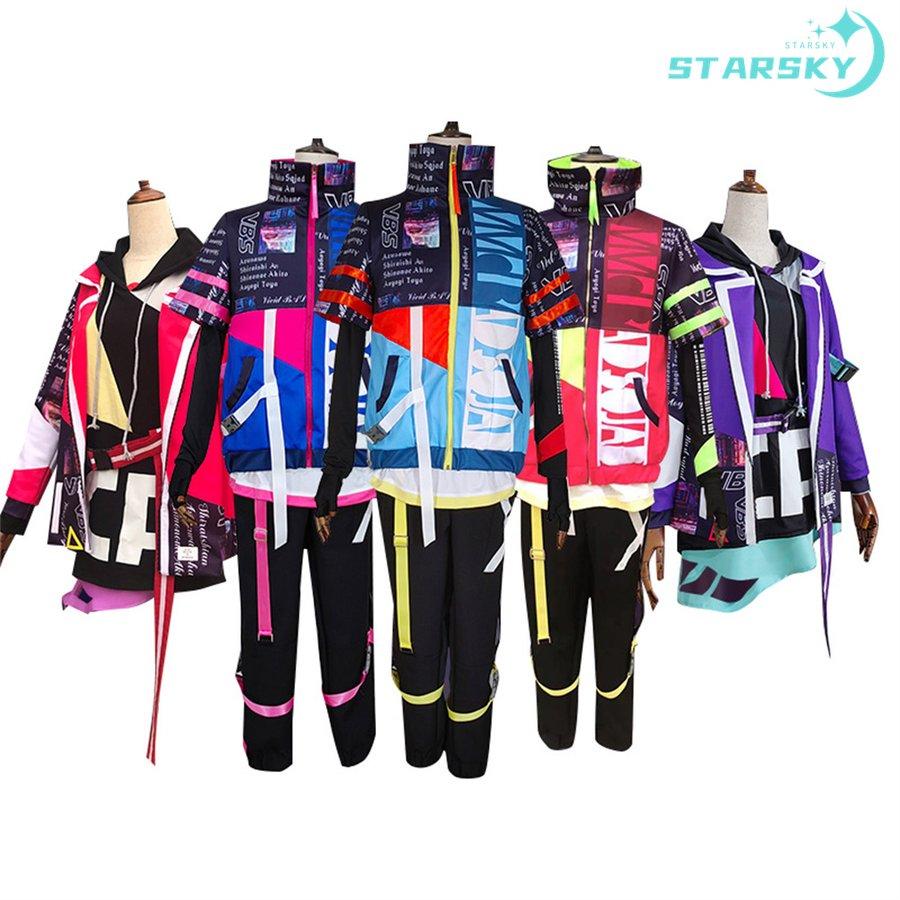 工場直販 急速出荷 プロジェクトセカイ カラフルステージ！ 東雲彰人 白石杏 青柳冬弥　カイト　鏡音レン　小豆沢こはね　風　コスプレ衣装　コスチューム　服　　ハロウィン