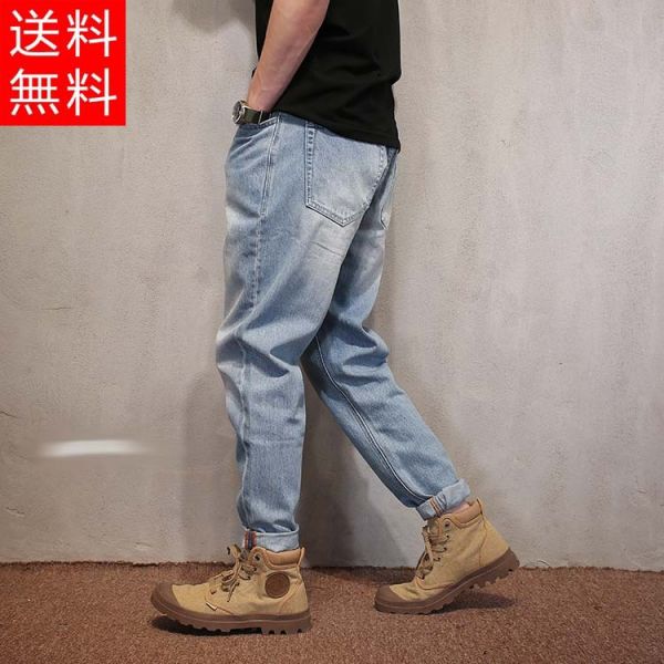パンツ メンズ デニム　スキニーパンツ　カーゴパンツ 無地　メンズ　カジュアルパンツ