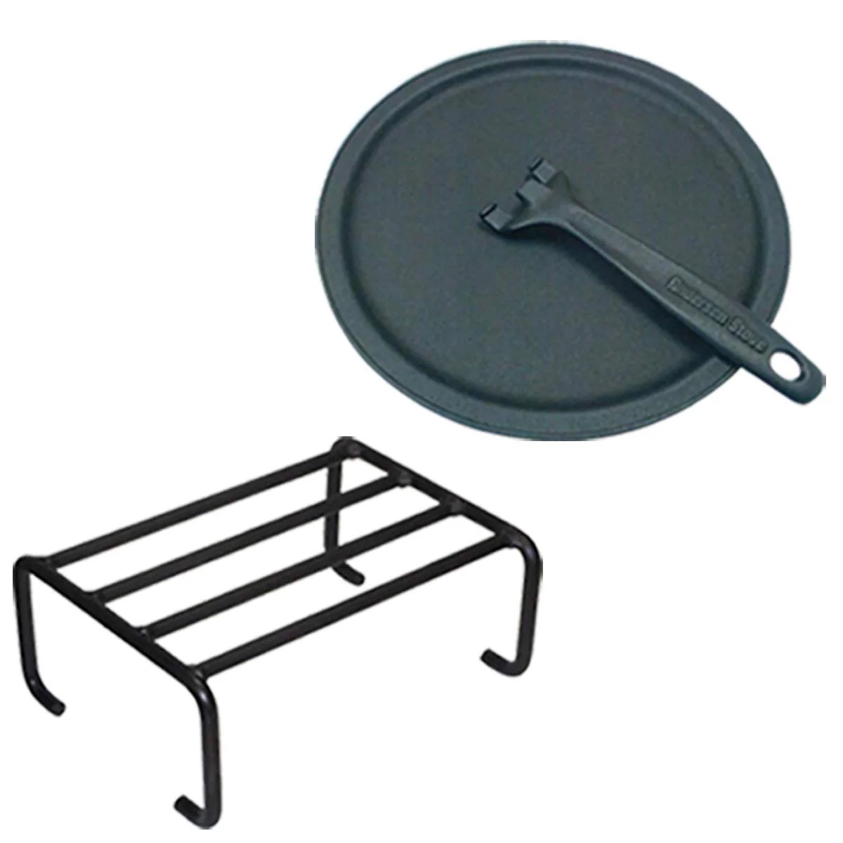 ピザパン・ハンドル セット + クッキングスタンド L 薪ストーブ ピザ 料理 調理 鉄 鋳物