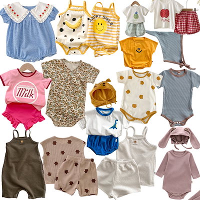ベビー服 春夏 男の子 女の子 綿100% 子供服 66 73 80 90 ...のサムネイル