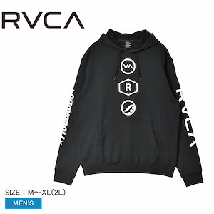 RVCA/ルーカ ロゴフーディ ワンポイントパーカー 裏起毛 BD042-159-
