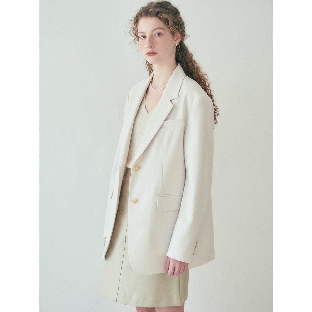 ファブリコロジーベーシックオーバーサイズジャケット 2color