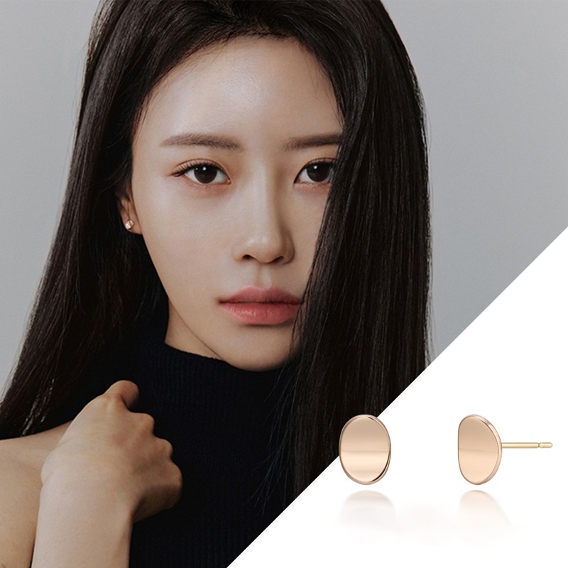 [イミジュ着用] 14kスワンピアス韓国ファッション/韓国ファッションスタイル/韓国ストリートファッション/SNSで人気/韓国の人気ブランド