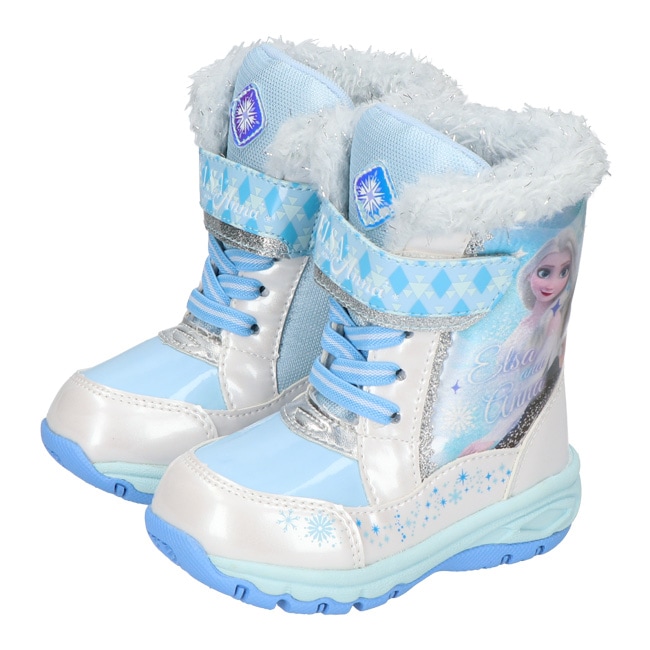 ディズニー ウインターブーツ キッズ 防水 かわいい ふわふわ あったかい アナと雪の女王2 DN WC041E 子供 女の子 スノーブーツ シューズ 冬 雪