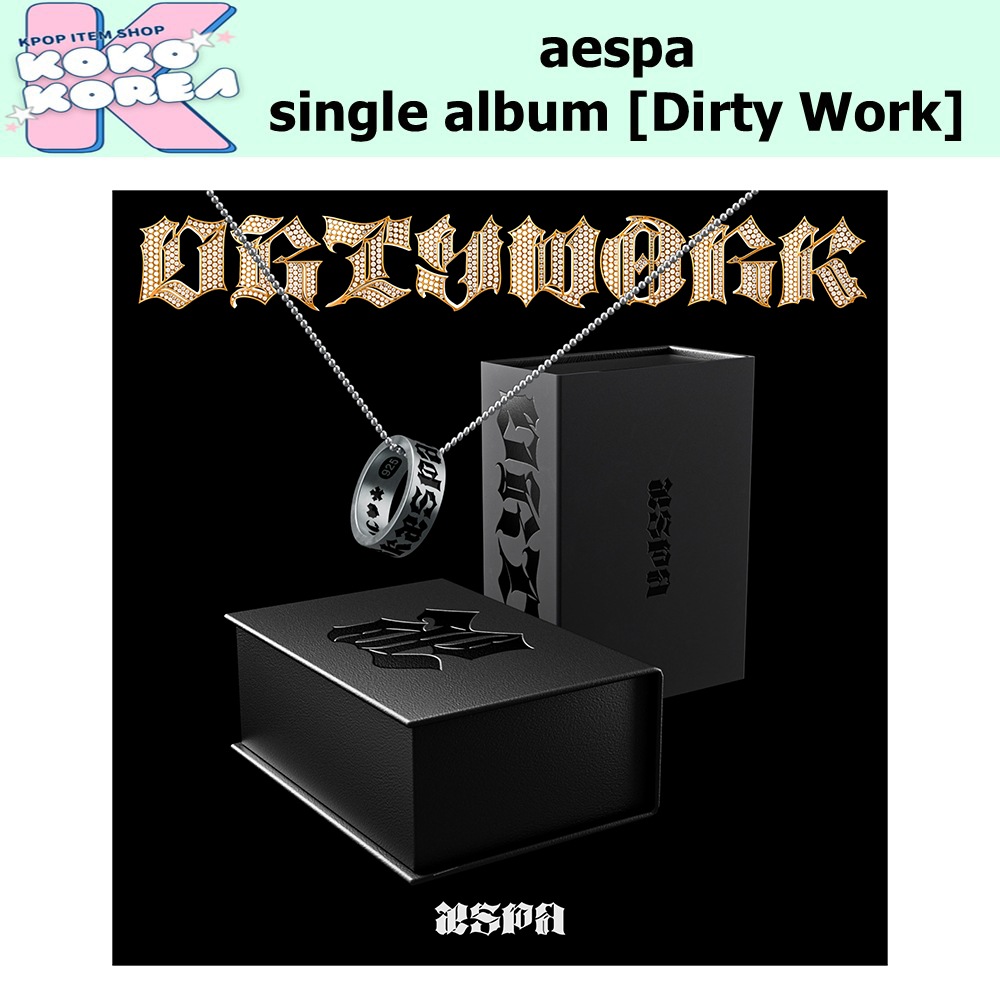 [予約] Dirty Crew Ring ver aespa single album [Dirty Work]