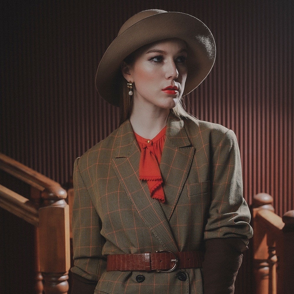 エバンスシズルフェルトハット_ベージュ