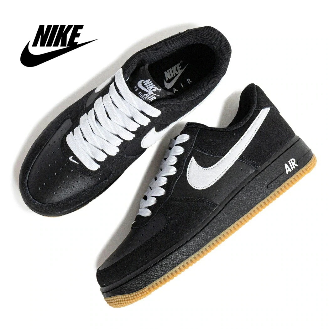 NIKE ナイキ エアフォース 1 ‘07 LV8 スニーカー AIR FORCE 1 07 LV8 BLACK/WHITE/GUM ( ブラック 黒 メンズ レディース IB6388-001 )