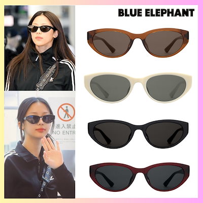 blue elephant CEADAR BLACK メガネ
