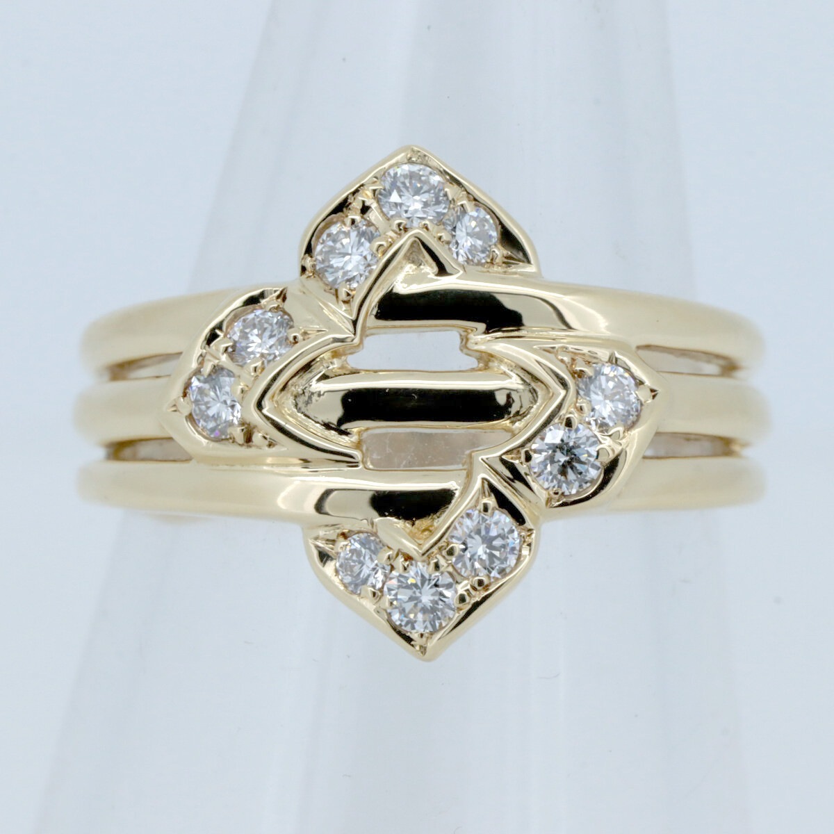 ダイヤモンド リング 指輪 13号 K18YG(18金 イエローゴールド) 質屋出品