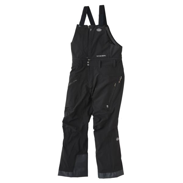 Teton Bros. TB PANT ティートンブロス ビブパンツ メンズ 防水 通気 ストレッチ Tasma素材 ノンストレス設計 バックカントリー対応 TB253-02M BLACK