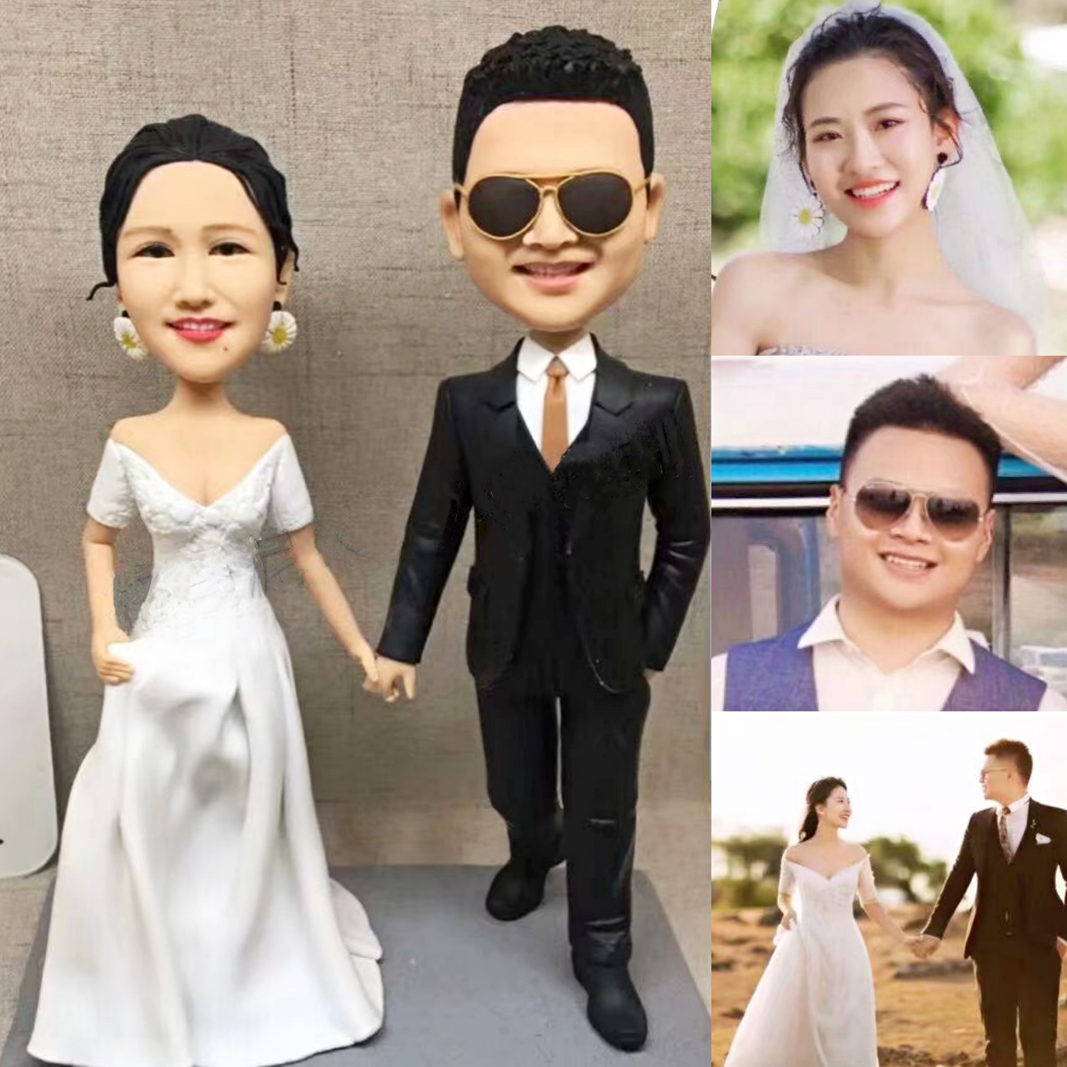 【オーダーメイド】3D肖像画 似顔絵 人形 フィギュア 結婚祝い 周年記念日 カップル 彼氏 彼女 夫婦 両親 贈呈品 記念品 18,719円