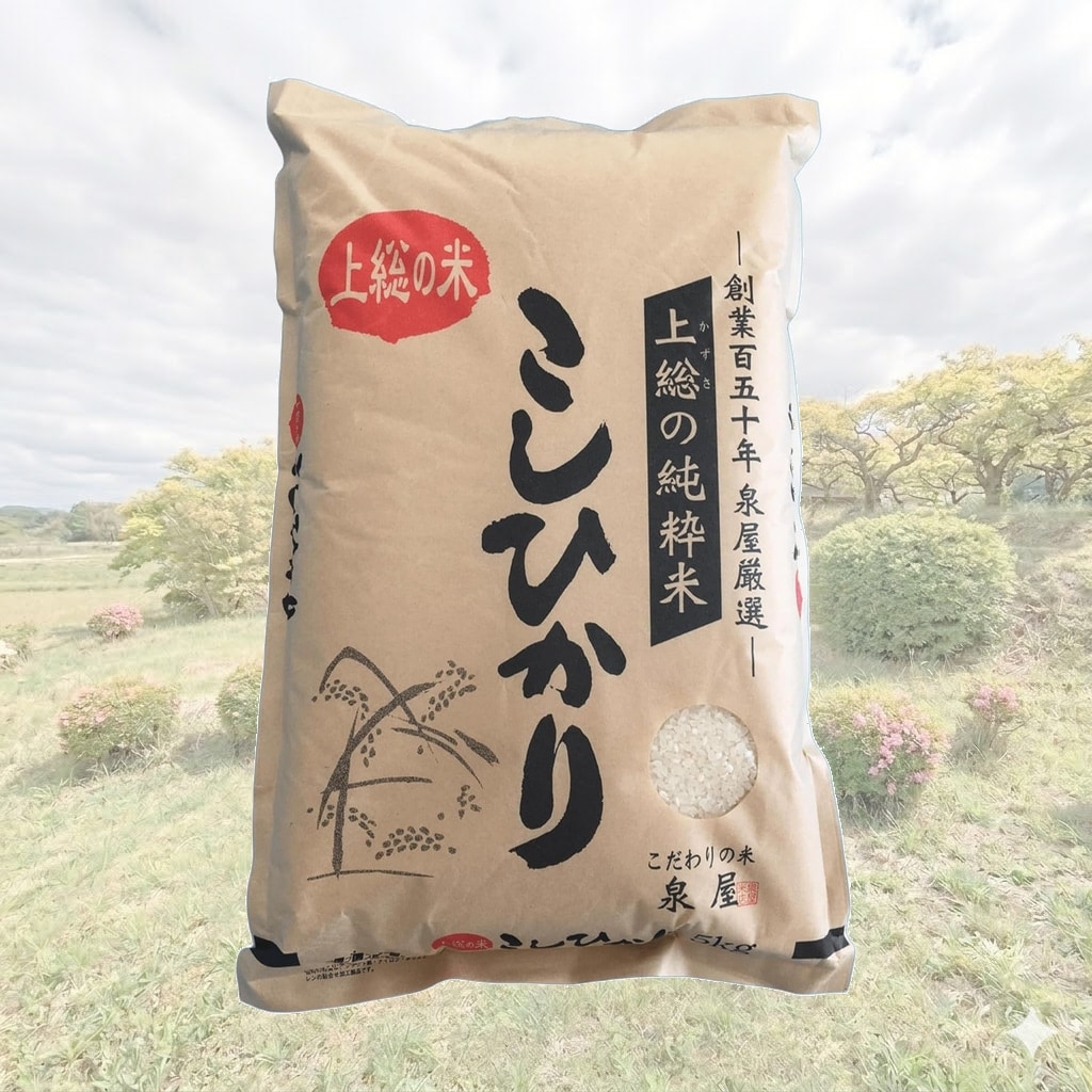 上総の純粋米 こしひかり 5kg×2 10kg 千葉県産 単一原料米 令和7年産千葉県産コシヒカリ