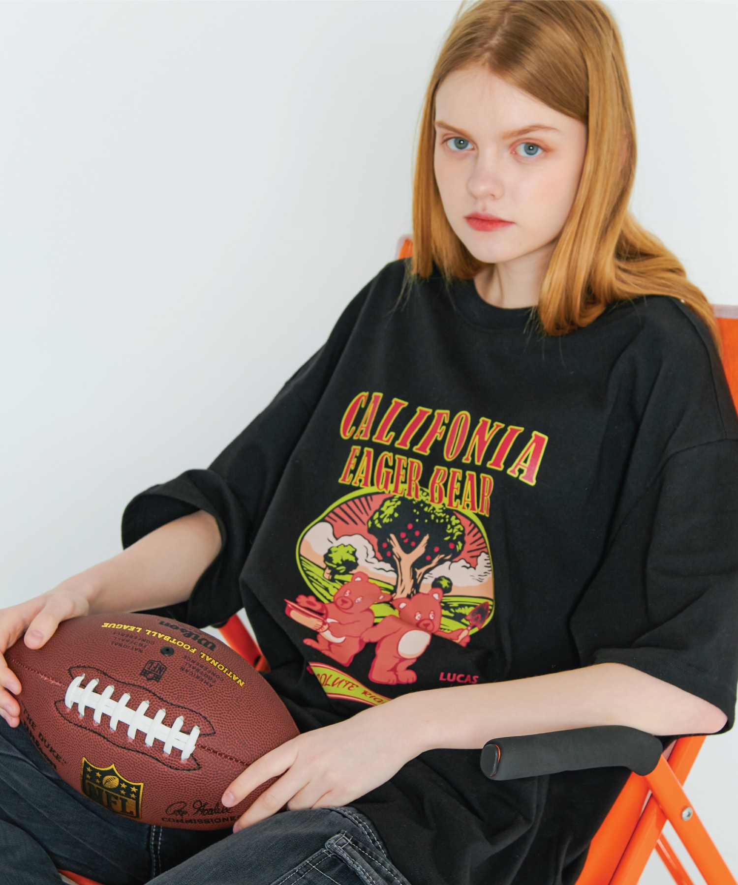 CPGN STUDIO (16カウント) カリフォルニアベアショートスリーブブラック