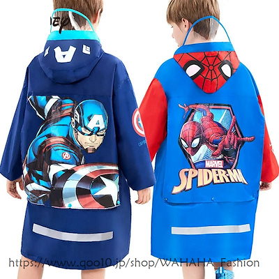 夏 大人気新作 スパイダーマン レインコート 雨具 ...のサムネイル