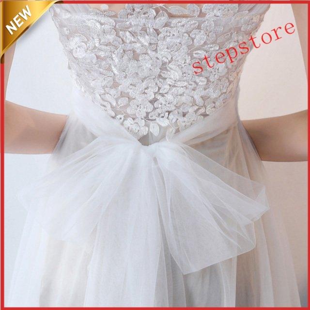 パーティードレス 白 ホワイト ウエディングドレス 結婚式 二次会 花嫁 Aライン ロングドレス チュール ノースリーブ 演奏会 発表会 成人式