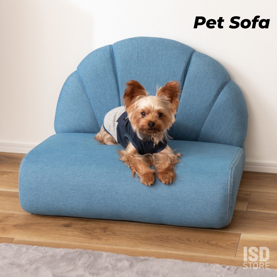 ペット ソファ スツール 座椅子 ローソファ 犬 猫 クッション リビング PET-065