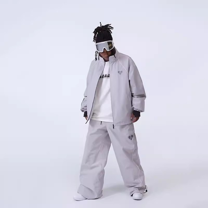 スノーボードウェア 上下セット レディース メンズ 防水20000mm スキーウェア スノボウェア ジャケット アウター パーカー ロングパンツ 男女兼用 韓国風 防水 防寒防雪保温 24,517円