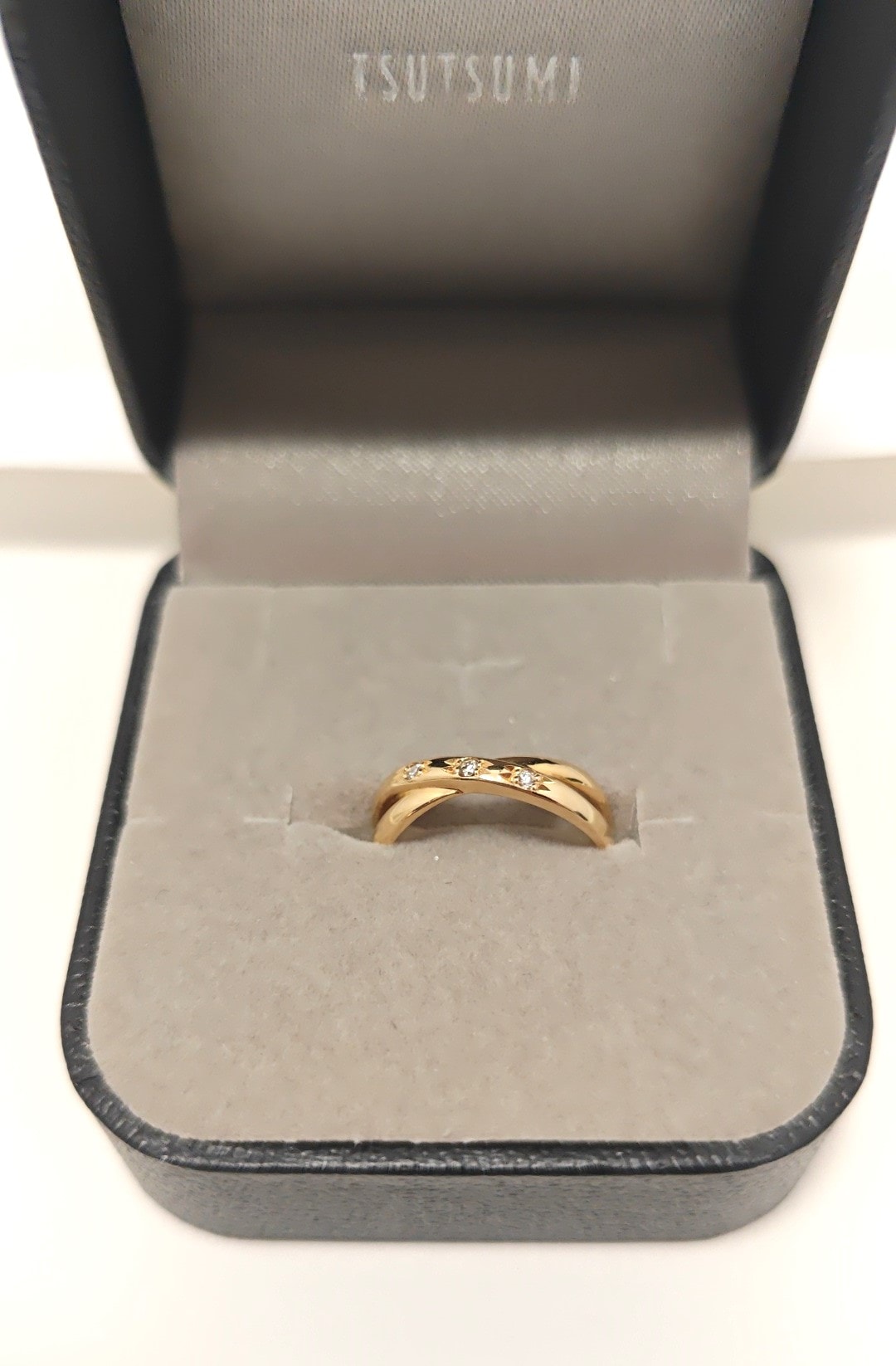 TSUTSUMI 指輪 　K18YGダイヤモンドリング 　ジュエリー　誕生日　プレゼント　ゴールド　メンズ レディース