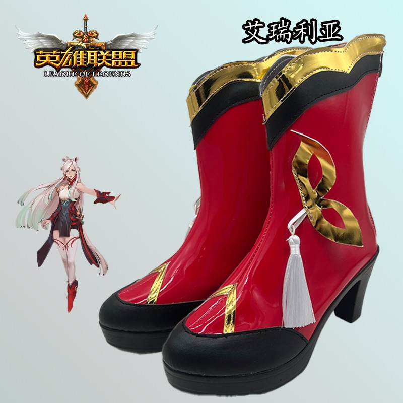 シューズ ブーツ リーグ・オブ・レジェンド ペーパーカット ナイフガール フェアリー イレリア シューズ コミコンサポート
