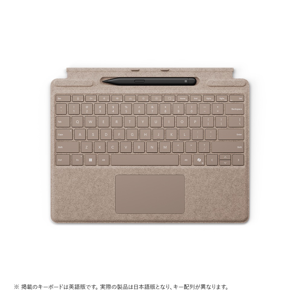 マイクロソフト 8X6-00163 Surface Pro 13 インチ キーボード（ペン収納付き/スリム ペン付き） デューン 8X600163PRTPCVDU