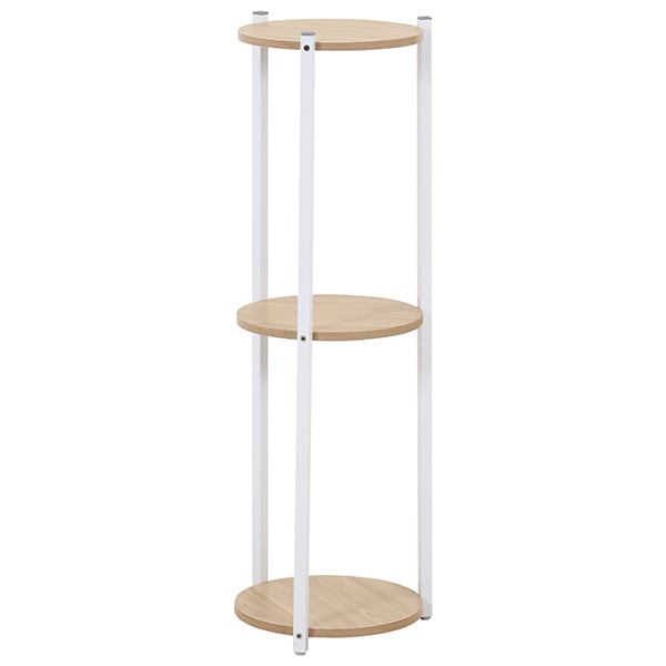 不二貿易 63772 ディスプレイスタンド3段 WH メーカー直送