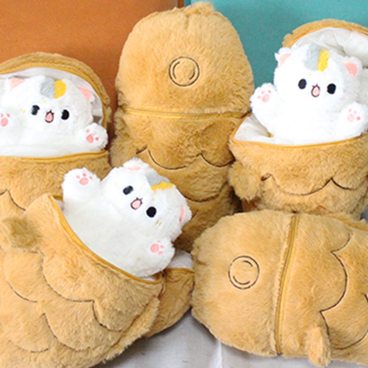 ホイッスルマトッカフグパン猫ニャヨンニャンニ人形クッションボディピロー35CM 65CM 85CMフンパン猫35...1個