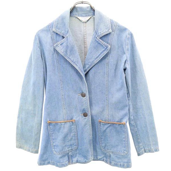 SearsFashions 80s ヴィンテージ デニムジャケット 10 テーラードジャケット レディース