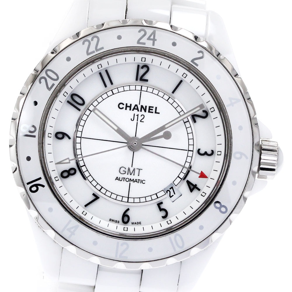 シャネル CHANEL H2126 J12 GMT デイト 自動巻き メンズ _879315【中古】