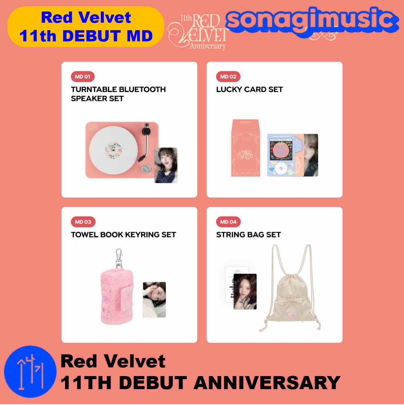 Qoo10] SMエンターテインメント [公式] Red Velvet 11TH : KPOP