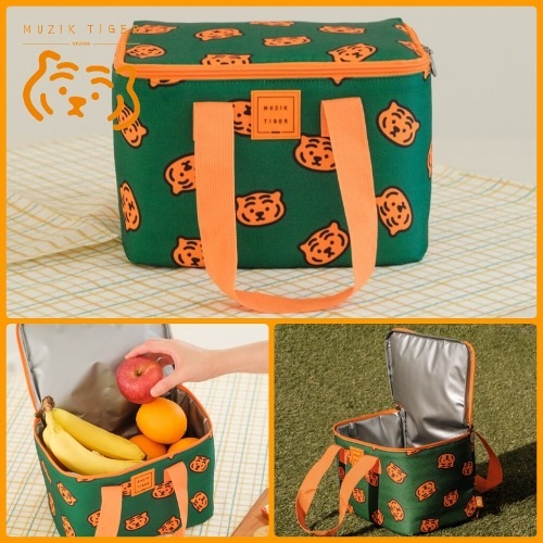 MUZIK TIGER公式取扱店* 保冷バッグ (単品) 太っちょ虎 保冷バッグ お弁当 無職タイガー 韓国人気