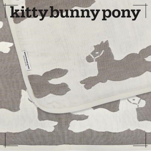 kittybunnypony ハッピー ポニーガーゼ キルトふとん