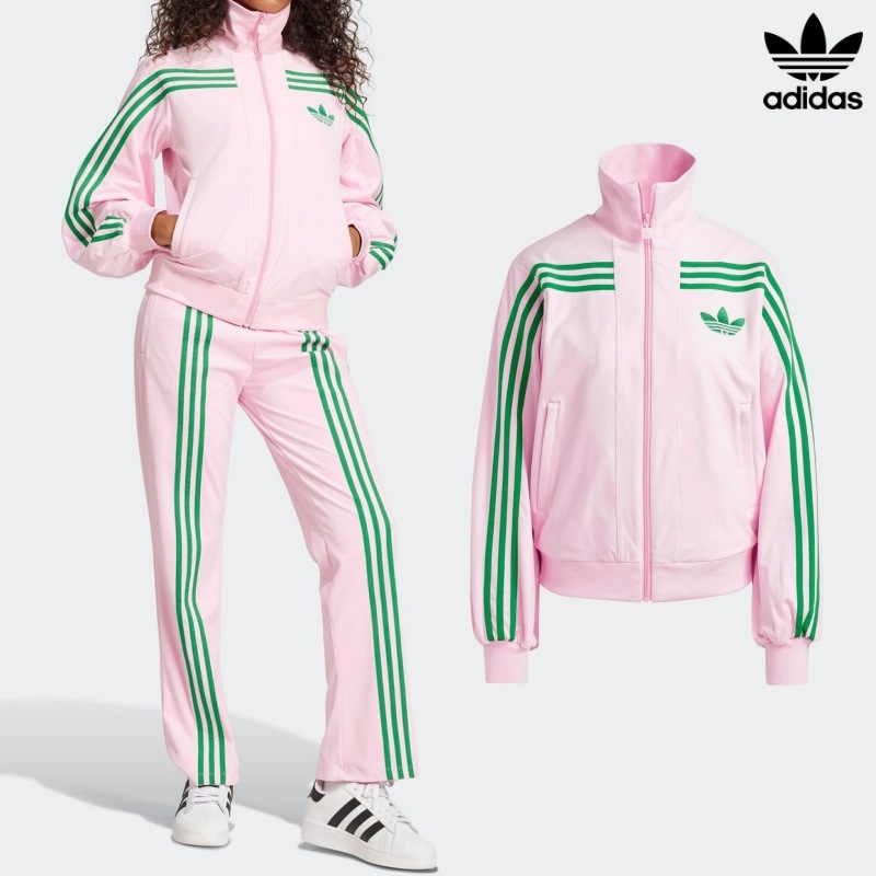 [ADIDAS] アディダス 70s ベロア トラックトップ / TRUE PINK