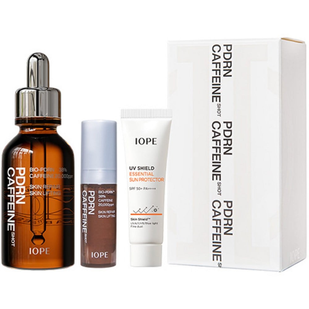 PDRNカフェインショットアンプル30ml + 5ml + UVシールドエッセンシャルサンプロテクターサンクリーム10mlセット1セット