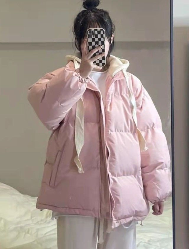 ダウンジャケット レディース 冬 アウター ダウンコート ショート ゆったり ビッグシルエット オーバーサイズ 大きいサイズ 3L フード付き コート 秋冬 韓国 ファッション 20代 30代 カジュ 8,469円