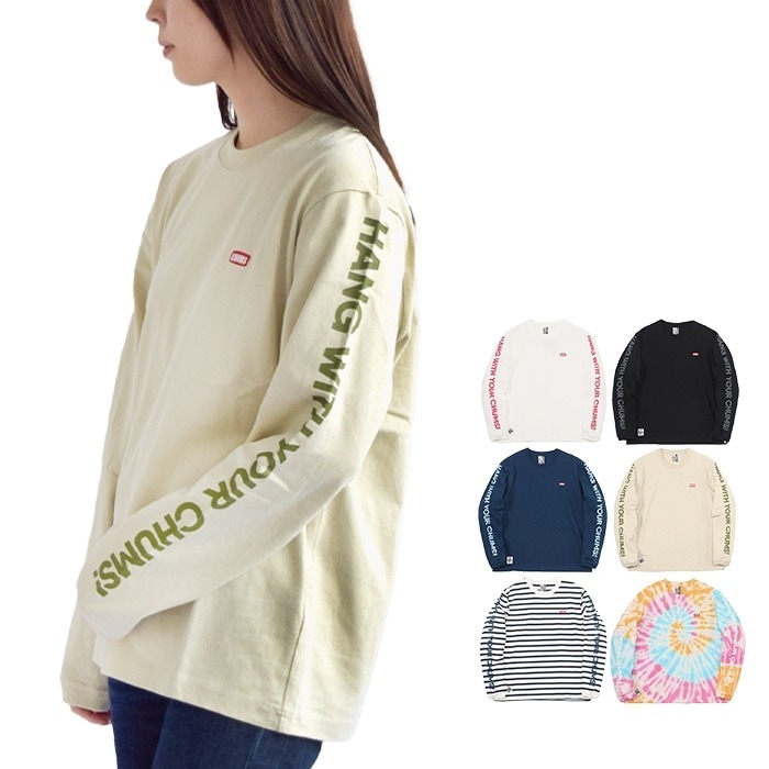 【2024年春夏新作】 Tシャツ HWYC L/S T-Shirt 長袖 メンズ レディース ユニセックス 綿 コットン 全6色 M-XL CH01-2276