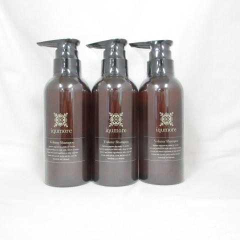 新品3個セット iqumore イクモア ボリューミーシャンプー 300mL ( シャンプー ) ( 0128-o1 )