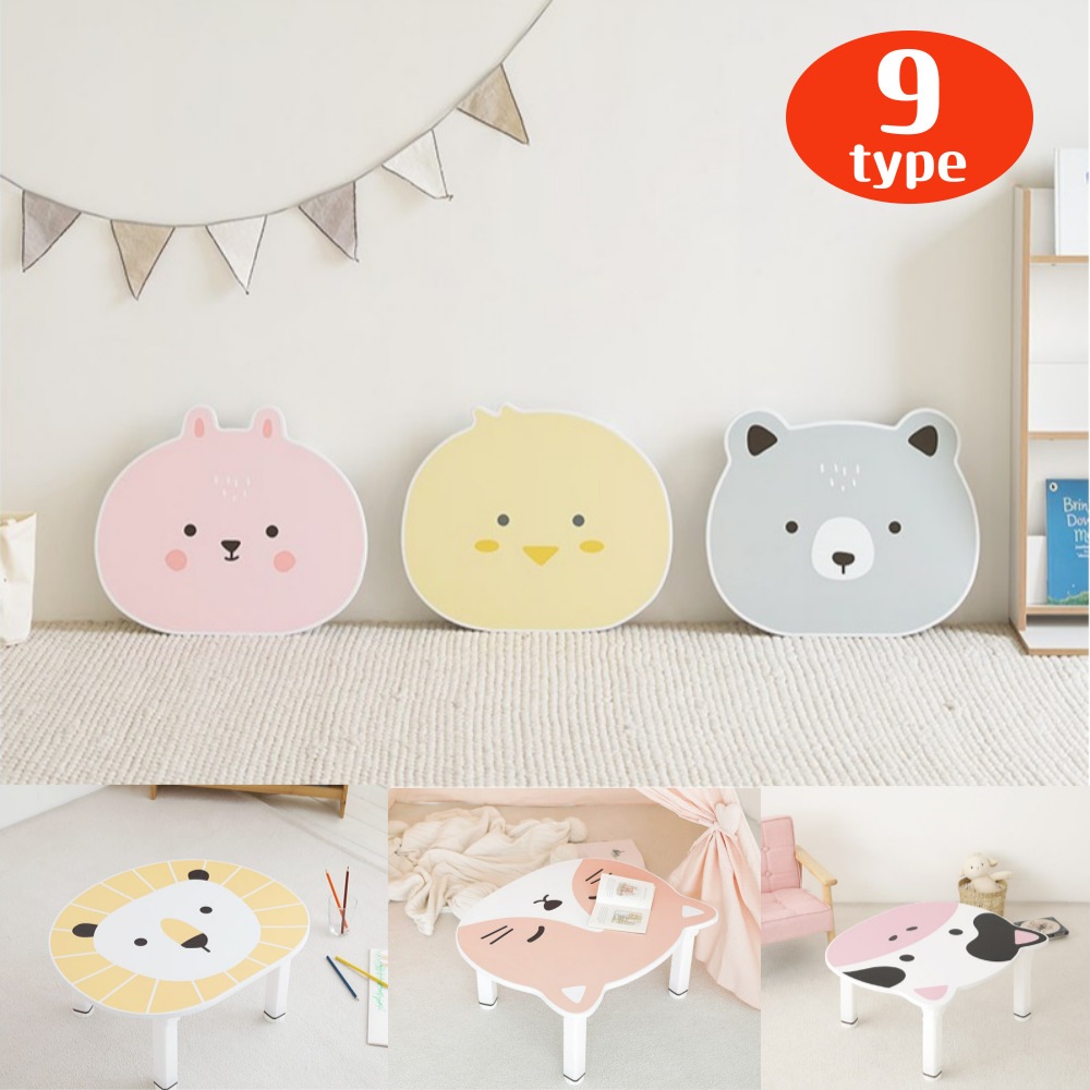 アニマルキッズテーブル 折り畳みテーブル キッズテーブ 在宅 折りたたみテーブル センターテーブル ローテーブル ミニテーブル ベッドテーブル ローテーブル ちゃぶ台 座卓 勉強机 学習机