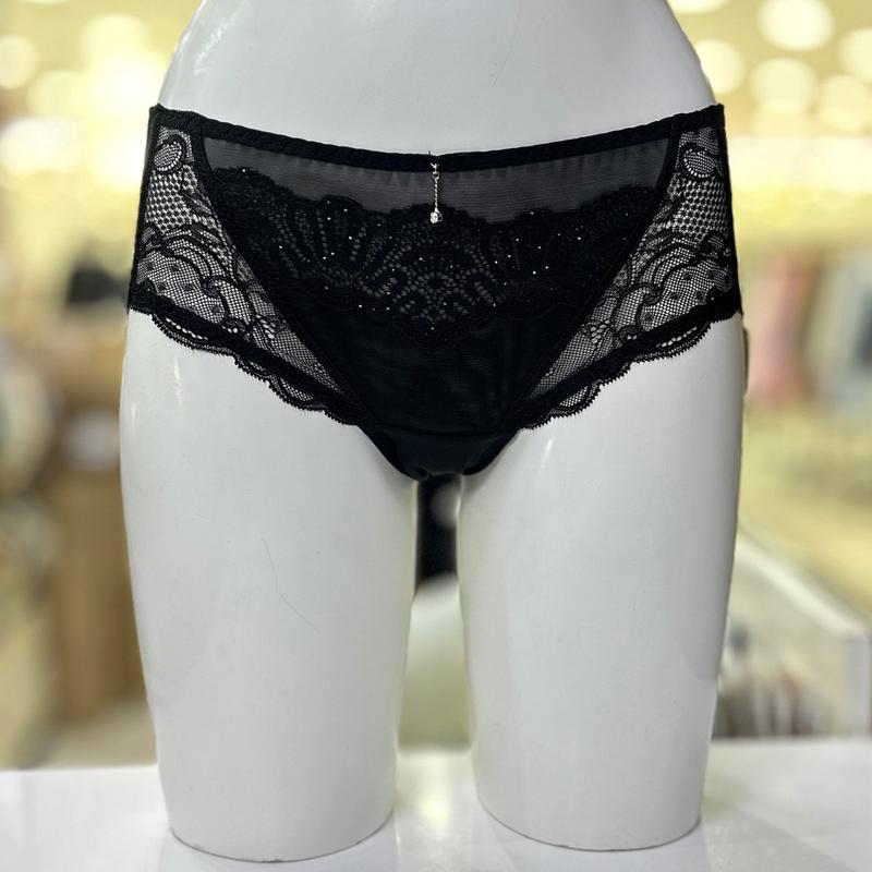 クチュールスパンコールレース女性パンティーBP977AL BK_DG