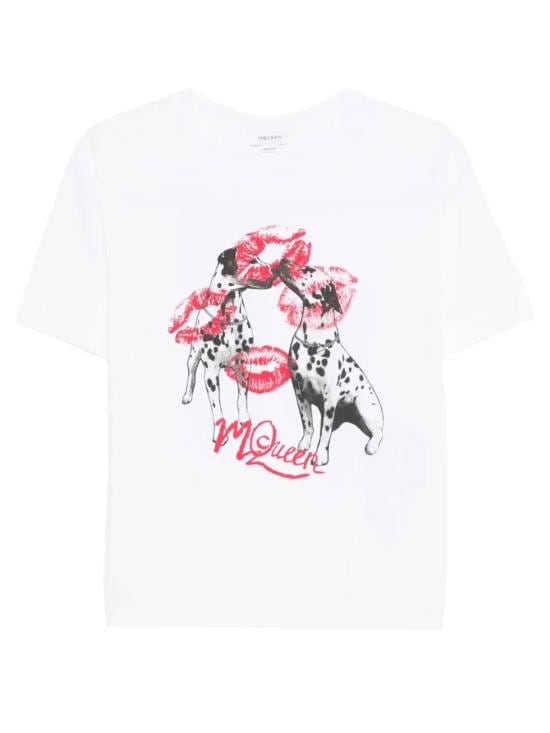 ALEXANDER MCQUEEN Women Tops 858337 QZAQO 0900 WHITE