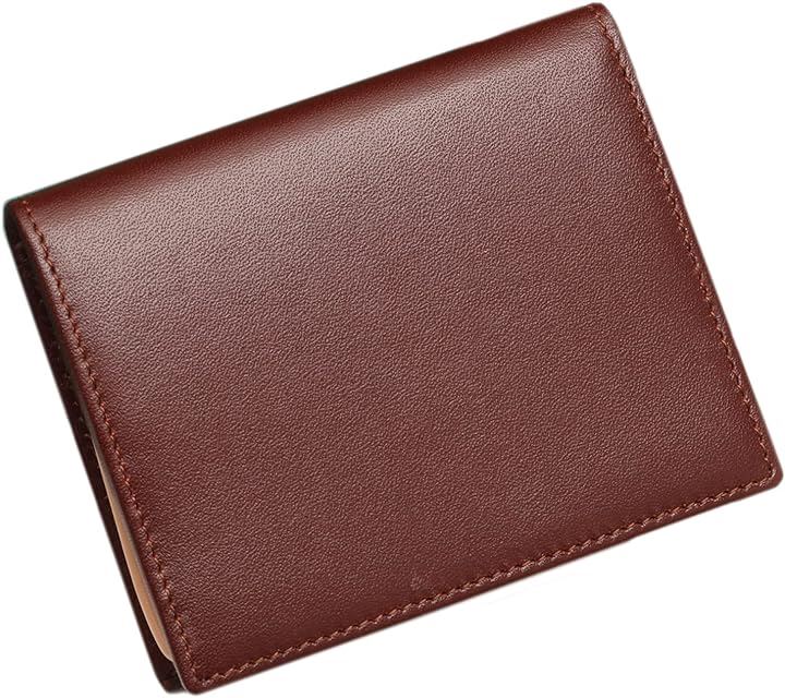 小銭入れ 財布 二つ折り メンズ 牛革 ボックス型 コインケース( 02.コニャック)