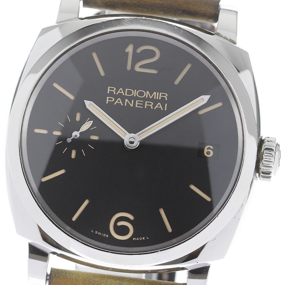 パネライ PANERAI PAM00514 ラジオミール 1940 3デイズ デイト 手巻き メンズ _821002【中古】