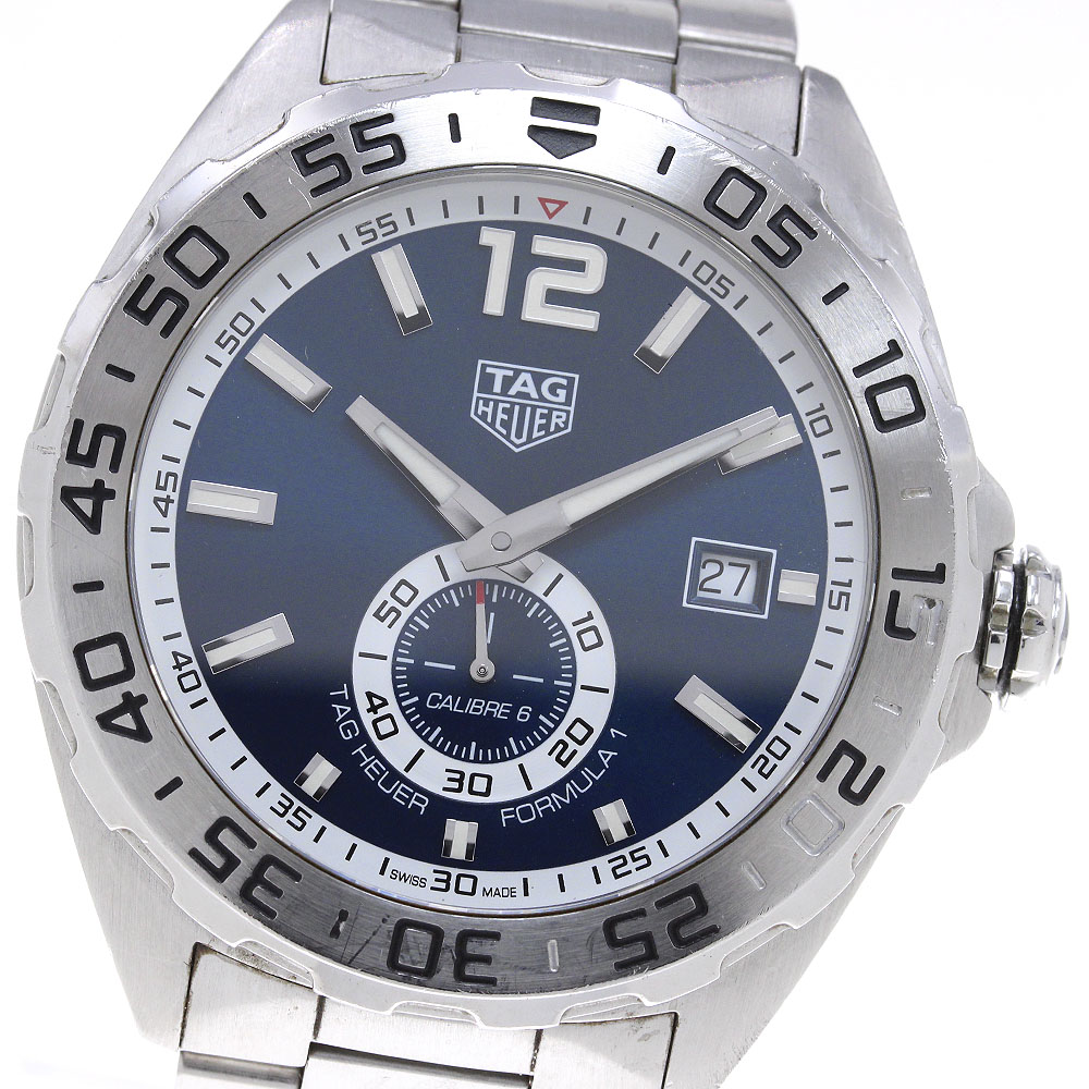 タグホイヤー TAG HEUER WAZ2014 フォーミュラ1 キャリバー6 デイト 自動巻き メンズ 保証書付き_824976【中古】