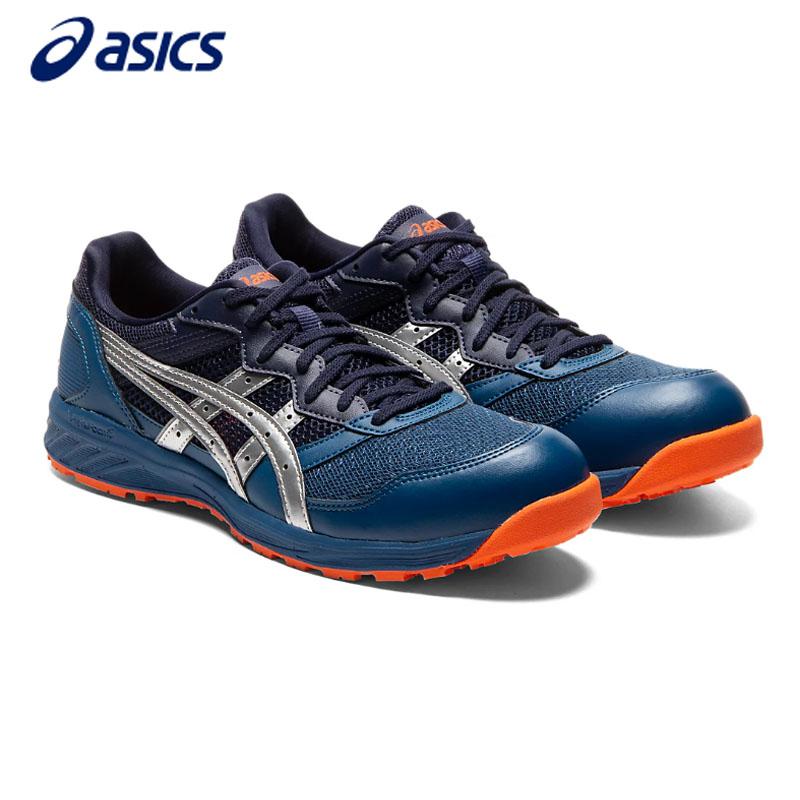 アシックス 安全靴 ウィンジョブ CP210 2E相当 ローカット 紐タイプ マコブルーシルバー 27.0cm 1273A00 セーフティシューズ 作業靴 先芯