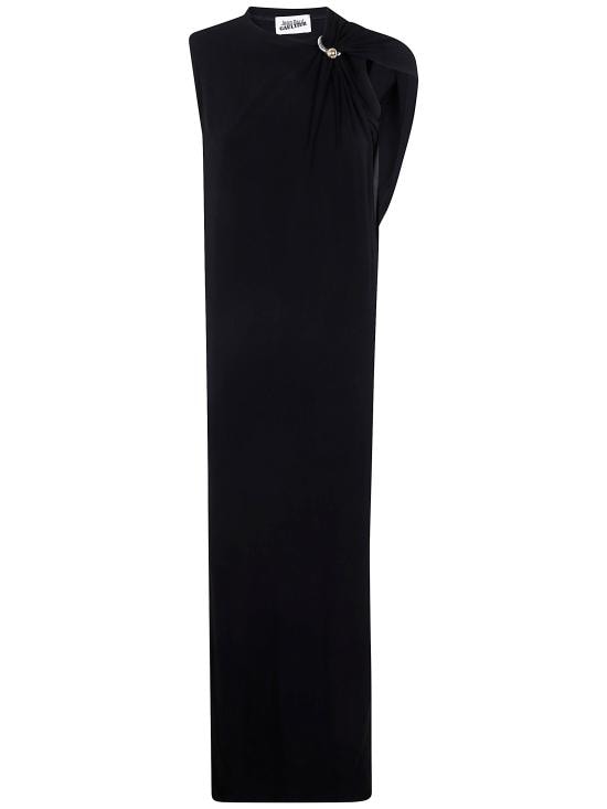 JEAN PAUL GAULTIER Women Long Skirts 25 03 W DR032 J008 00 BLACK