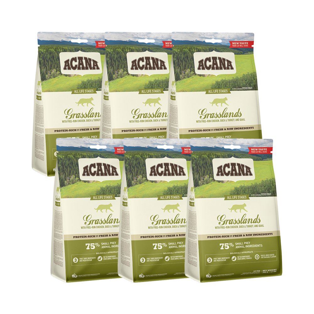 キャットフード　グラスランドキャット　３４０ｇX６袋　正規品　ＣＲＣ35―12―05―10―00