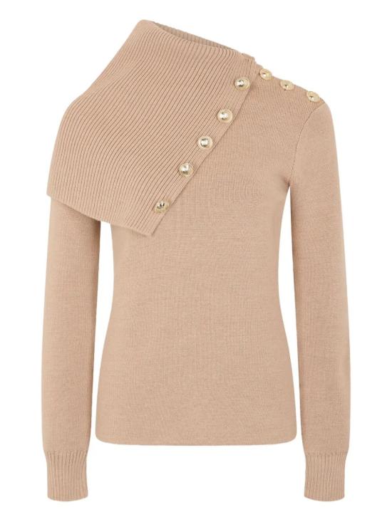 PACO RABANNE Women Turtle Neck 25AMPU284ML0285 P279 BEIGE
