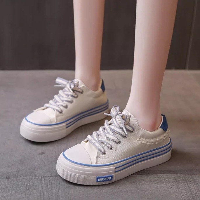 レディース スニーカー 厚底 キャンバスシューズ 美脚 脚長 キャンバス かわいい 大人可愛い きれいめ シンプル カジュアル 上品 おしゃれ かっこいい レトロ ラブリー キュート ガーリー