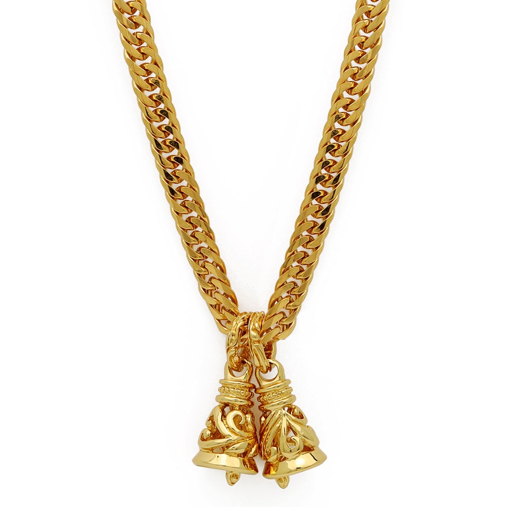 ツインベル&ダブル喜平ネックレス [n535] 8,712円