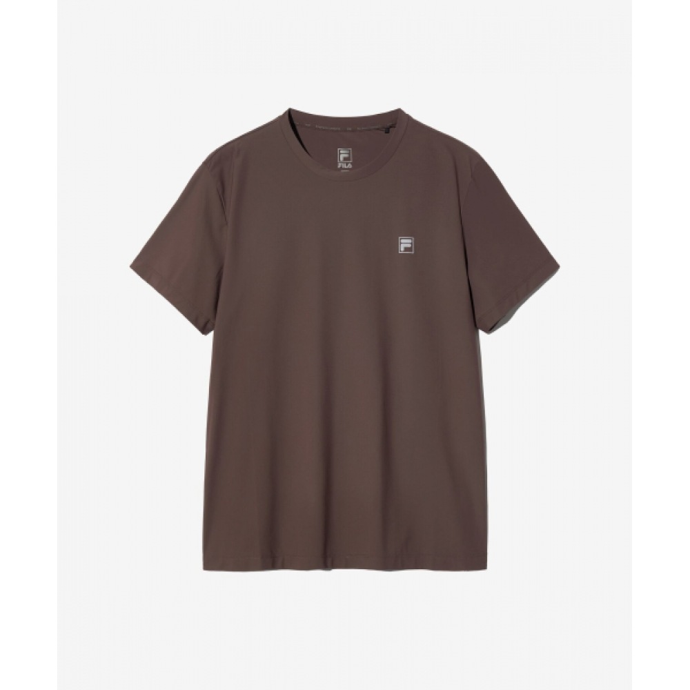 FILA [ユニセックス] エッセンシャルトリコット Tシャツ/24SS リフィット (FS2RSH2203UBRN)